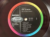 LP / DUKE ELLINGTON / THE BEST OF DUKE ELLINGTON / 赤盤/ペラジャケ [6970RR]_画像3