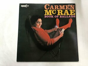 LP / CARMEN McRAE / BOOK OF BALLADS [7548RR]