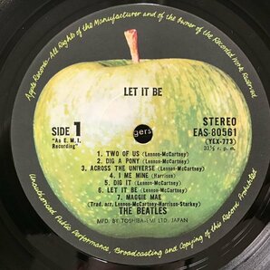 LP / THE BEATLES / LET IT BE [7297RR]の画像3