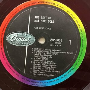 LP / NAT KING COLE / THE BEST OF NAT KING COLE / 赤盤 [7270RR]の画像3