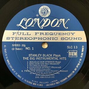 LP / STANLEY BLACK / PLAYS THE BIG INSTRUMENTAL HITS / ペラジャケ/帯付 [7521RR]の画像3