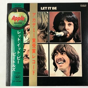 LP / THE BEATLES / LET IT BE / 丸帯付 [7738RR]の画像1