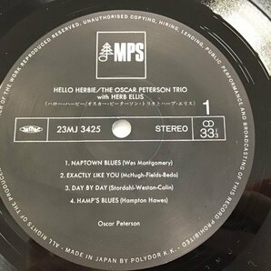 LP / THE OSCAR PETERSON TRIO / HELLO HERBIE / 帯付 [7587RR]の画像3