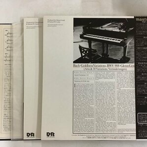 美品 LP / グレン グールド / バッハ/ゴルトベルク変奏曲 / MASTER SOUND [7599RR]の画像2