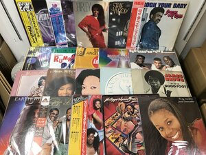 LP ソウル R&B ディスコ HIPHOP レコード まとめ 帯付含 ジェームスブラウン コモドアーズ 33点セット [1532ST]