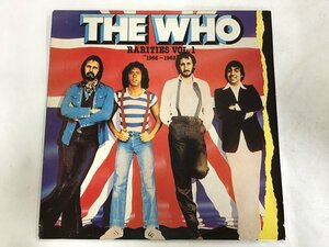 LP / THE WHO / RARITIES (VOLUME I) 1966-1968 / UK盤 [7666RR]