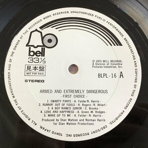 LP / FIRST CHOICE / ARMED AND EXTREMELY DANGEROUS / プロモ [8157RR]の画像3