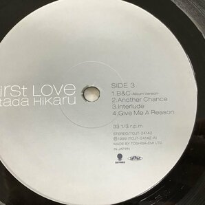 美品 LP / 宇多田ヒカル / FIRST LOVE / DISC1欠品 [7926RR]の画像3