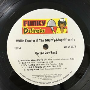 美品 LP / WILLIE FEASTER & THE MIGHTY MAGNIFICENTS / ON THE DIRT ROAD / US盤/シュリンク [8638RR]の画像3