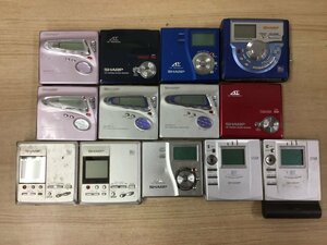 SHARP MD-MT770 MD-DR77 other sharp portable MD player recorder 13 point set * junk [3994W]