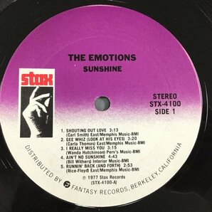 LP / THE EMOTIONS / SUNSHINE / US盤 [8696RR]の画像3