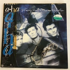 LP / A-HA / STAY ON THESE ROADS / 帯付 [8836RR]の画像1