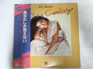 美品 LP / RITA COOLIGDE / ALL ABOUT [9275RR]