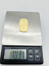 【送料無料】ディズニー 小判 K24 純金 24金 10g（計量器10.31ｇ） 100周年 メモリアル 限定 Disney 999 NAGAHORI ②_画像4