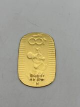 【送料無料】ディズニー 小判 K24 純金 24金 10g（計量器10.31ｇ） 100周年 メモリアル 限定 Disney 999 NAGAHORI ②_画像3