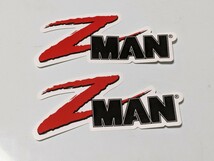 送料込　Z-MAN ステッカー　２枚セット　ジーマン　ズィーマン_画像1