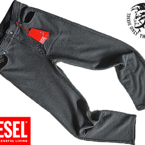 【正規品/新品】DIESEL ディーゼル スウェット・チノパンツ チャコール P-MACS 最高の履き心地/肌触り W32の画像1