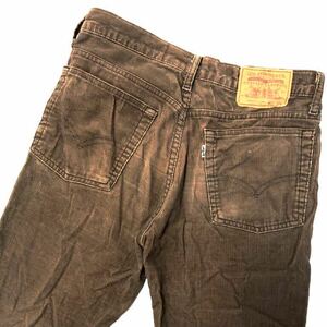 衝撃プライス！【フリーク待望モデル！】【Levi‘s リーバイス】517-40コーデュロイパンツ【サイズW31/L34】ブラウン ボトムス N-O33