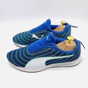 衝撃プライス！【王道スタンダードモデル！】履き心地抜群の1足！【PUMA】上質シューズ/青水色柄/jp24cmの画像2