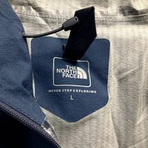 美品 THE NORTH FACE ザノースフェイス フーディーナイロンジップジャケット トップス レディース 紺 ネイビー サイズL*OC769_画像5