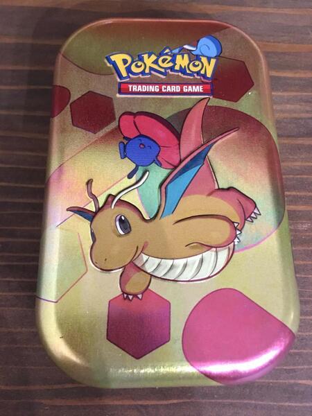 海外限定 ポケモン 151 カイリュー ラフレシア ミニ 缶 tin