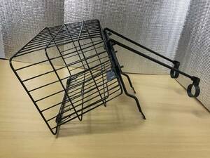  Honda front basket front stay that time thing black basket shopping basket Dux Monkey rare popular Showa Retro 1000 jpy start!!