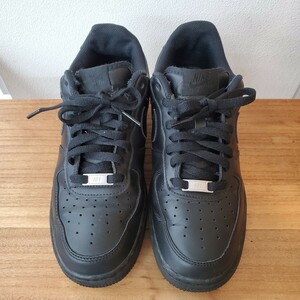 NIKE◆AIR FORCE 1 LE_エア フォース 1 /26cm/ブラック/黒