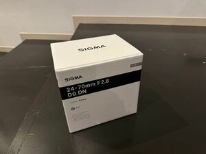 SIGMA 24-70mm F2.8 DGDN Art Eマウント SONYシグマ 