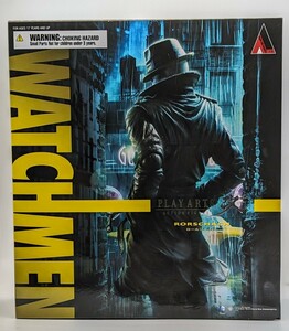 プレイアーツ改 ロールシャッハ フィギュア ウォッチメン WATCHMEN RORSCHACH アメコミ DC ザック・スナイダー スクウェアエニックス 中古