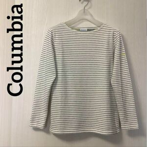 Columbia コロンビア ボーダーTシャツ グレーボーダー