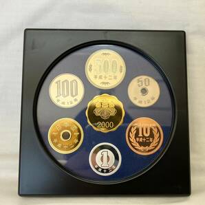 4856-2A PROOF COIN SET 2000 Old Coin Medal Series ミントコイン 額面総額666円 記念硬貨の画像3