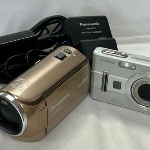 4951-7B CASIO カシオ EX-Z57 Panasonic パナソニック HC-V300M ビデオカメラ コンパクトカメラの画像1