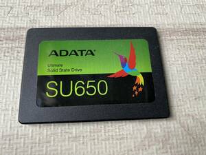 【状態:正常】SSD ADATA SU650 120GB 2.5インチ 厚さ9mm