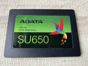 【状態:正常】SSD ADATA SU650 120GB 2.5インチ 厚さ9mm ②
