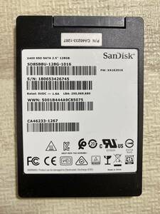 【状態:正常】SSD SanDisk SD8SB8U-128G-1016 128GB 2.5インチ 厚さ9mm