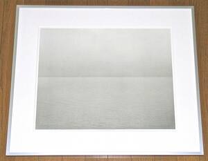  Sugimoto .. sea . poster [Lake Superior Cascade River 1995] frame settled [Tranquility quiet .]
