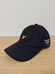 ＼送料込み！／美品【LYLE＆SCOTT】ライルアンドスコット キャップ 帽子 野球帽 黒 ブラック 日本製 ゴルフウェア スポーツ ファッション