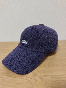 【JUN&ROPE】ジュン&ロペ キャップ 帽子 紺色 ネイビー ゴルフウェア GOLF 野球帽 ファッション スポーツ アウトドア
