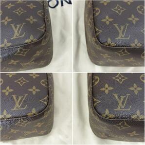 1円【美品】ルイヴィトン 1693 LOUISVUITTON モノグラム ルーピングMM M51146 ハンドバッグ ショルダーバッグ ブラウン 鞄の画像5