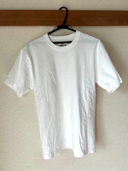 【美品】　Hanes ヘインズ BEEFY Tシャツ ホワイト Lサイズ
