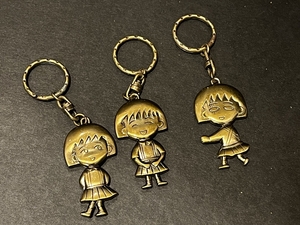 90年 タカラ ちびまる子ちゃん キーホルダー 3点 倉庫品 当時 さくらももこ 雑貨