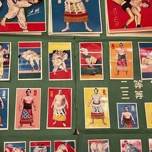 昭和 レトロ スポーツプロ くじ 引き物 台紙 倉庫品 力道山 プロレス 大相撲の画像3