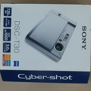 ★展示未使用品 SONY Cyber-shot ソニー サイバーショット DSC-T30 デジタルカメラ 色：シルバー★の画像1