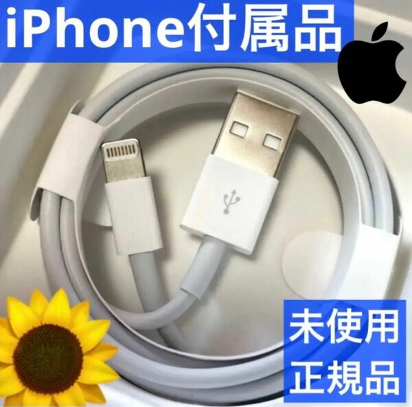 iPhone ライトニングケーブル 純正品 Apple正規品 未使用 純正ケーブル lightning