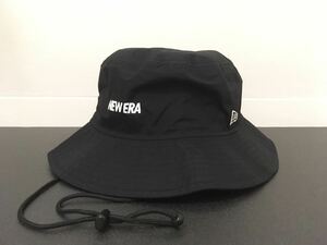 【使用少・美品】NEWERA ニューエラ ウォータープルーフ アドベンチャーハット 黒 M/L 59cm