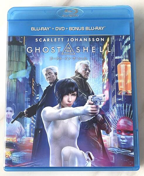 ♪中古美品 ゴースト・イン・ザ・シェル DVD&ブルーレイの3枚組セット ネコポス便無料