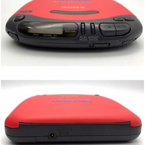 SONY/ソニー D-145 Discman ディスクマン ポータブルCDプレーヤー リモコン レッド ジャンクの画像5