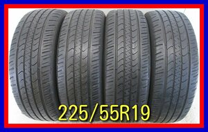 ■中古タイヤ■　225/55R19 99V GOODYEAR Efficient Grip SUV HP01 ハリアー エクストレイル等 夏タイヤ オンロード 激安　送料無料　U803