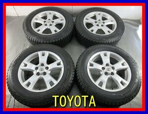 ■中古タイヤホイール■　TOYOTA ヴァンガード 純正 17インチ 7J +45 5H 114.3 BRIDGESTONE DM-V2 225/65R17 102Q ST 激安 送料無料 J667