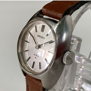 【不動品】SEIKO セイコー ハイビート クオーツ 文字盤色/シルバー 1120-0010 電池無し■1970年6月、1980年に製造.の画像4